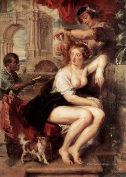  Bath Tableaux - Bathsheba à la fontaine Peter Paul Rubens